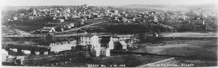 Ozark, Missouri landscape in 1904