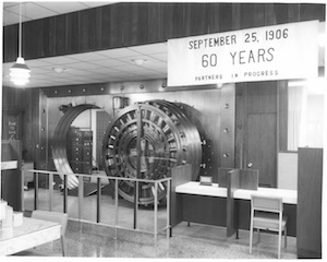 Historic Ozark Bank vault door